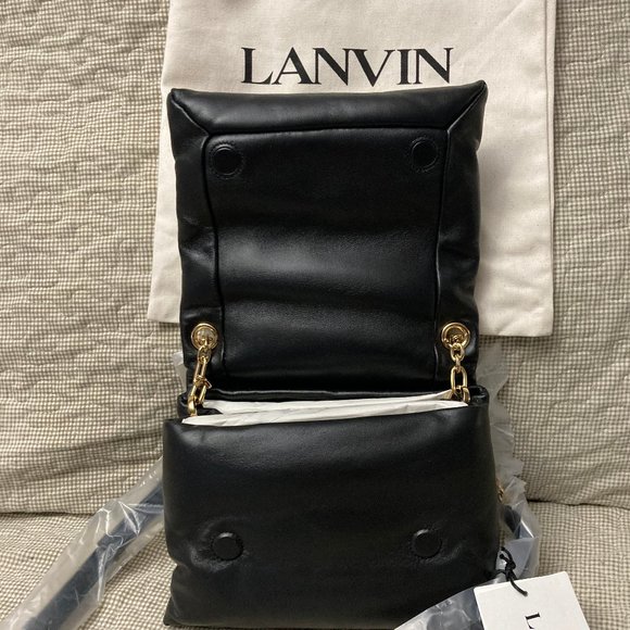 LANVIN: Small Sugar Shoulder Bag – Black - Picture 11 of 15